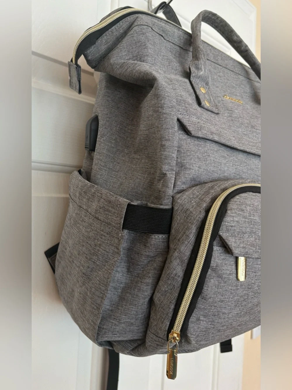 Lovevook Backpack Womens Bag Gray Work School Travel Carry On Laptop